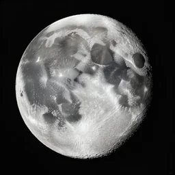 a realistic moon by mc escher