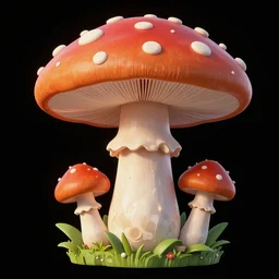 uv map, mushroom