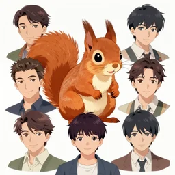 anime portrait of a squirrel by Stanley Artgerm Lau, WLOP, Rossdraws, James Jean, Andrei Riabovitchev, Marc Simonetti, and Sakimichan, trending on artstation
