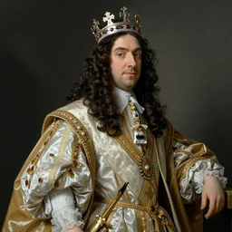 portrait of Louis xiv of France in his coronation garb by hyacinthe rigaurd