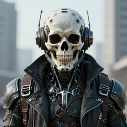 synthwave front symmetric view digital portrait biopunk space pirate, biomechanical legendary thief, epic apex legends concept, retro futuristic skull vr helmet prototype, beksinski mohrbacher shirow, sharp focus, realistic scifi masterpiece, cinematic natural light, highly intricate details, 8 k, hdr, octane render