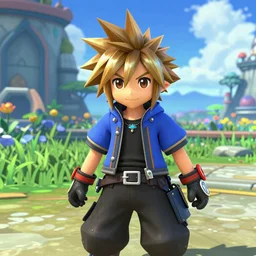 Screenshot of Kingdom Hearts 4. Extremely detailed. 4K.