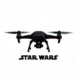 drone logo inspired by star wars futuristic look - n 4