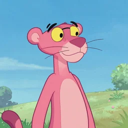 a pink panther