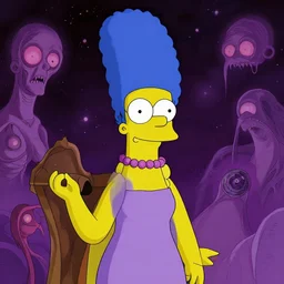 Marge Simpson cosmic horror