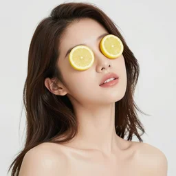 the portrait of an absurdly beautiful, graceful, elegant, sophisticated, young teen anime girl made up of lemons looking up, an ultrafine hyperdetailed illustration by kim jung gi, irakli nadar, intricate linework, bright colors, octopath traveler, final fantasy, unreal engine 5 highly rendered, global illumination, extremely radiant light, detailed and intricate environment