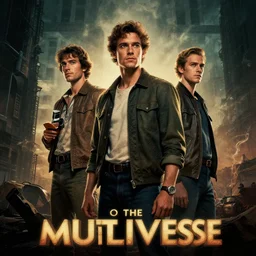 travel to the mutliverse ,vintage Film Poster, illustration, dramatic lighting, cinematic, establishing shot, extremly high detail, photo realistic, cinematic lighting, post processed, concept art, artstation, matte painting, style by eddie mendoza, raphael lacoste, alex ross