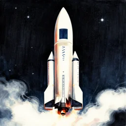 a depiction of 🚀