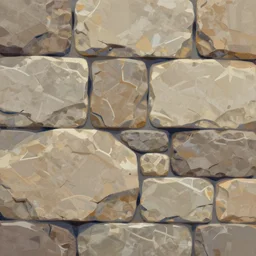 digital painted stylized stone cladding texture by james gilleard, artgerm, painterly, digital art, artstation