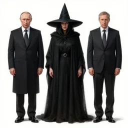 putin, witch, ugly, funeral, portrait, highly detailed, full body, digital painting, trending on artstation, concept art, sharp focus, illustration, art by artgerm and greg rutkowski and magali villeneuve