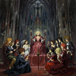 baroque oil painting of anime key visual environment concept art of satanic ritual in cathedral, brutalist, dark fantasy, rule of thirds, digital cel shading, fake hidden detail, trending on pixiv fanbox, acrylic palette knife and brush, style of makoto shinkai studio ghibli jamie wyeth james gilleard greg rutkowski