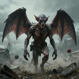 An airborne virus released in 1989 by the Russians during the Soviet–Afghan War infects millions of people worldwide, turning them into winged, gargoyle creatures. Modern technology is wiped out. As one of the unaffected humans, you must hunt the infected humans if you are to survive.