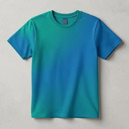 green blue ((ombre)) t shirt