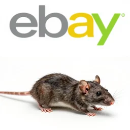 ebay listing for a dead rat, screenshot