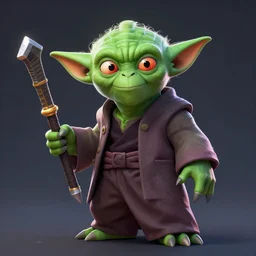Yoda in Valorant Art Style
