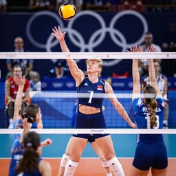 donald trump playing for the olympic womens volleyball team in a skimpy outfit