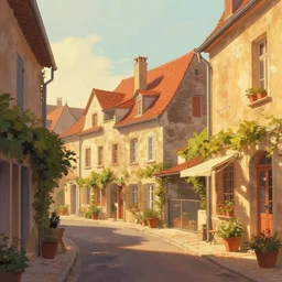 a beautiful establishing shot of beauclair, warm colors by greg rutkowski and kalin popov, trending on artstation, masterpiece,