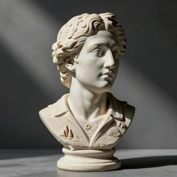 ceramic phrenology bust