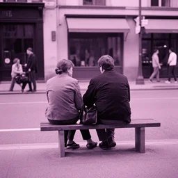 Candid Street Photography. Lomochrome Purple 100-400