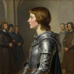side profile painted portrait of imogen poots as a holy templar, by thomas blackshear, craig mullins, greg manchess, raymond swanland, anders zorn, by bayard wu, huang guangjian, greg rutkowski, jesper ejsing