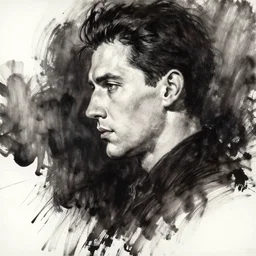highly detailed beautiful oil painting of man, ink splash, sharp focus, dramatic, dynamic lighting, elegant, harmony, dark, masterpiece, by jenny saville, by lucian freud, by riccardo federici, by james jean, by craig mullins, by jeremy mann, by makoto shinkai, by krenz cushart, by greg rutkowski, by huang guangjian, by gil elvgren, illustration, ink draw, pen
