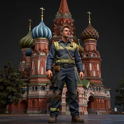 Clothed,worksafe.at CGSociety by WLOP,ilya kuvshinov,krenz cushart,Greg Rutkowski,trending on artstation.Zbrush sculpt colored,Octane render in Maya,Houdini VFX.An orthodox cathedral in Russia.Cinematic dramatic atmosphere,sharp focus,soft volumetric studio lighting.