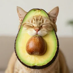 a cat but is an avocado