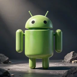 hideo kojima as the android mascot