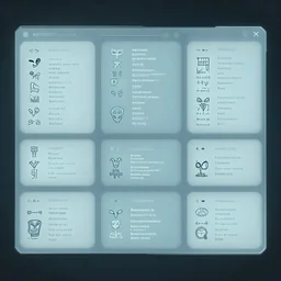 alien glyphs, alien language translation, well designed futuristic software user interface for movie, great composition and information design, concept art, cinematic, trending on artstation, 4 k