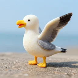 squishy nishy seagull fishchip ok the tip of a badman
