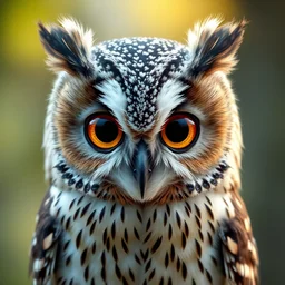 cute owl hyper realistic 8 k