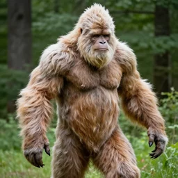 clean shaven bigfoot
