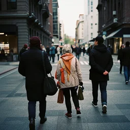 Candid Street Photography. Orwo N75