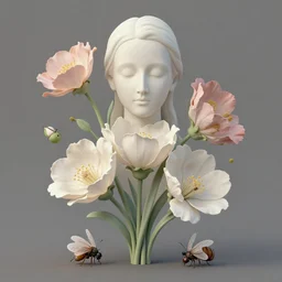 the platonic ideal of flowers, rotting, insects and praying of cletus kasady carnage davinci dementor chtulu mandala ponyo dinotopia the witcher, fantasy, ego death, decay, dmt, psilocybin, concept art by randy vargas and greg rutkowski and ruan jia and alphonse mucha