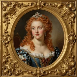 baroque rococo portrait 🤣🥳 by Greg Hildebrandt high detail ornate opulent fancy