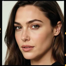 kodak portra 4 0 0, 8 k, highly detailed, britt marling style 3 / 4 photographic close - up face of a beautiful gal gadot with 1 9 5 0 s hairstyle, 1 9 5 0, 1 9 5 0 s style, symmetrical, hasselblad x 1 d - 5 0 c, medium format, soft light
