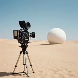 Cinestill 800t, 8K, 35mm; beautiful ultra realistic minimalistic syd mead in space(1950) film still desert scene, 2000s frontiers in retrofuturism fashion magazine September moebius edition, highly detailed, extreme closeup three-quarter scene, tilt shift LaGrange point orbit background, three point perspective, focus on model car;sunflare;back to camera, soft lighting