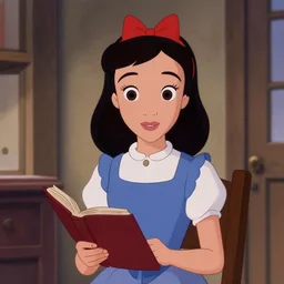 anne frank as a disney princess, from disney's the story of anne frank ( 1 9 8 9 )