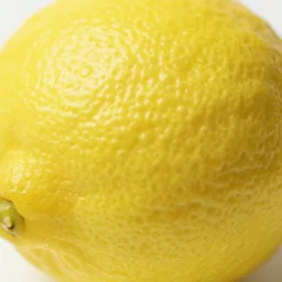 extreme close - up macro shot of a lemon