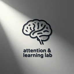 icon stylized minimalist logo design for'attention & learning lab ', academic, pictorial representation of attention, spotlight, brain, symbolic, no text, cory loftis, behance hd by jesper ejsing, by rhads, victo ngai, ilya kuvshinov, flat design, professional online branding