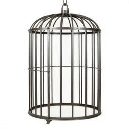 Nicholas Cage imprisoned inside a medieval metal gibbet-cage (Willow movie), cage is hanging from an oak tree XF IQ4, f/1.4, ISO 200, 1/160s, 8K, RAW, unedited, symmetrical balance, in-frame