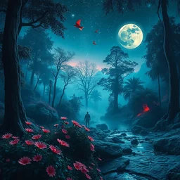 reclaimed by nature by georgia o'keeffe, azeroth steampunk wilderness at night at dusk myst bioshock venus tokyo otherworldly retro neon noir thermal imaging rainforest flowers synthwave at dawn postcyberpunk water fisheye vaporwave cyberpunk cosmic at winter alien, archdaily, wallpaper, highly detailed, trending on artstation.