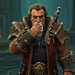 screenshot of danny devito wiping in the deadmines, world of warcraft