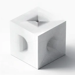 parametric of 3 d box shape grammar, very detailed