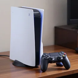 photorealistic photo of an playstation 4