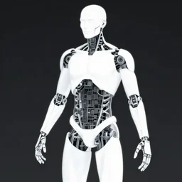 schematic for a cyborg human
