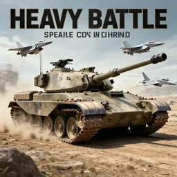 Arma 3, Heavy Battle tank and artillery, fighter jets, advertisement poster