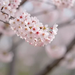 bloodstained sakura flowers