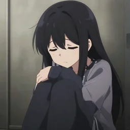 an anime character who can't any other emotions besides sadness