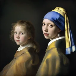 beautiful portrait of madeleine and pascal painted by vermeer